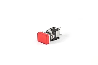 EMAS D060DXK D Serisi Plastik LED'li 12-30V AC/DC Dikdörtgen Kırmızı 16 mm Sinyal