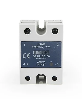 EMAS SSRP1DC100 SSR Serisi Klemensli 50-640V 100A Solid State Röle