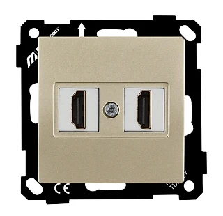 Mutlusan 2270 458 0190 Elitra Data Prizi 2*HDMI Vidalı Saten