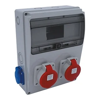 ÇETİNKAYA ÇP 6023 ÇP 6023 130x240x105 Makine Prizi 3×25 ön+Pano Prizi 1×16 yan (2) ABS Kutusu (temsili görsel)