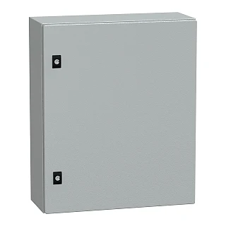 Schneider Electric NSYCRN65200 Spacial CRN düz kapı, montaj plakasız. H600xW500xD200 IP66 IK10 RAL7035