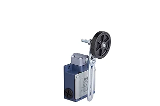 EMAS L53K13MEL123A L53 Metal Gövde 50 mm Lastik Ayarlanabilir Kollu Makara Ayarlı Makara Ani Hareketli 1NO+1NC Sınır Şalter