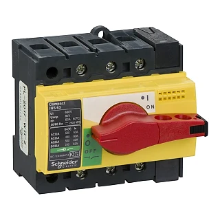 Schneider Electric 28918 Yük ayırıcı Compact INS63 - 3 kutuplu - 63 A