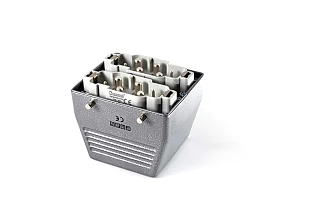 EMAS EBM812FU30 Metal 12 Kontak Uzatma Tipi Fiş 2*((4x80A)+(2x16A)) Üstten Girişli Çok Kontaklı