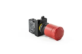 EMAS CP200E30 CP Serisi Plastik 1NC Acil Stop 30 mm Çevirmeli Kırmızı 22 mm Buton