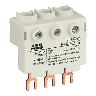 ABB 1SAM201907R1102 S1-M2-25 3 Fazlı Besleme Terminali