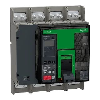 Schneider Electric C080H45EFM Devre Kesici, ComPacT NS800H, 70kA 415VAC'de, 4P, Sabit, Manuel, MicroLogic 5.0E Kontrol Ünitesi, 800A