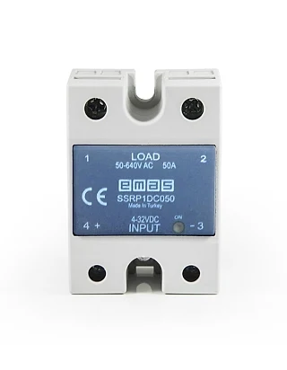 EMAS SSRP1DC050 SSR Serisi Klemensli 50-640V 50A Solid State Röle