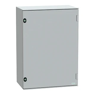 Schneider Electric NSYPLM75G Duvara monte polyester kutu, Thalassa PLM, düz kapı, 747x536x300mm, IP66, IK10, RAL 7035