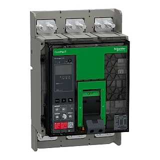 Schneider Electric C100H35EFM Devre Kesici, ComPacT NS1000H, 70kA 415VAC'de, 3P, Sabit, Manuel, MicroLogic 5.0E Kontrol Ünitesi, 1000A