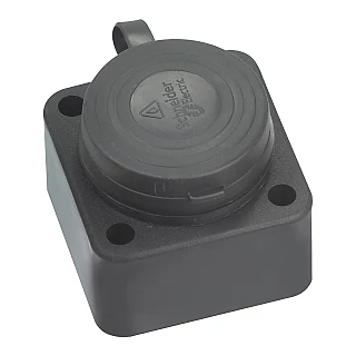 Schneider Electric 3201-362-0300 Kauçuk Monofaze 2P+T 1*16A Duvar Prizi IP44